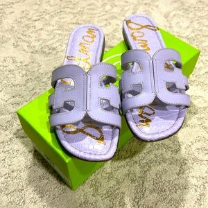Sam Edelman bay slide in lilac size 8
